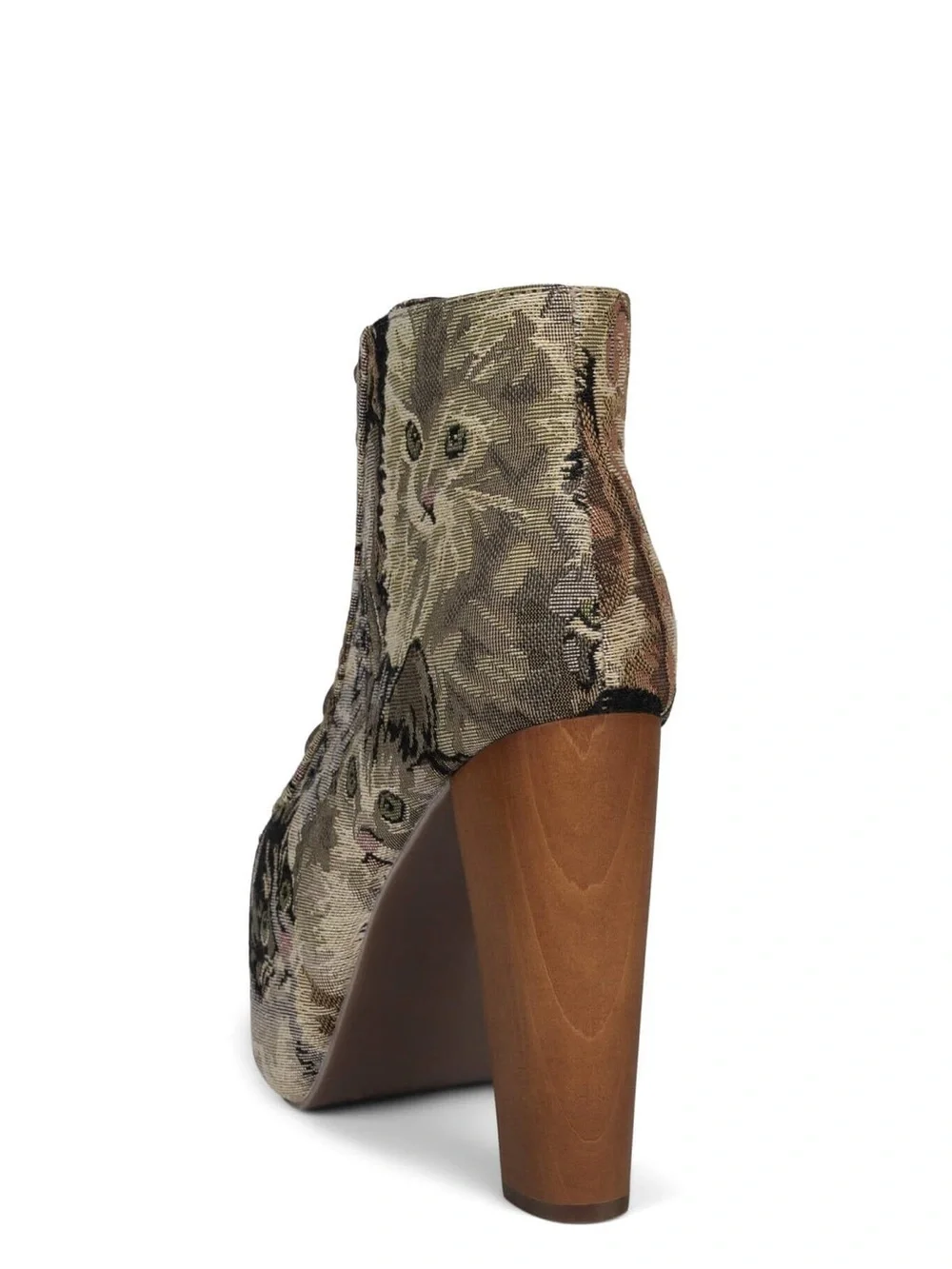 Jeffrey Campbell - RARE Lita-Fab Platform Ankle Boot - Cat Tapestry - Women’s 10